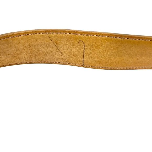 Coach Bucket Purse 11 x 10 x 3.5 Camel Leather Zip Closure Adjustable Strap - Picture 7 of 11